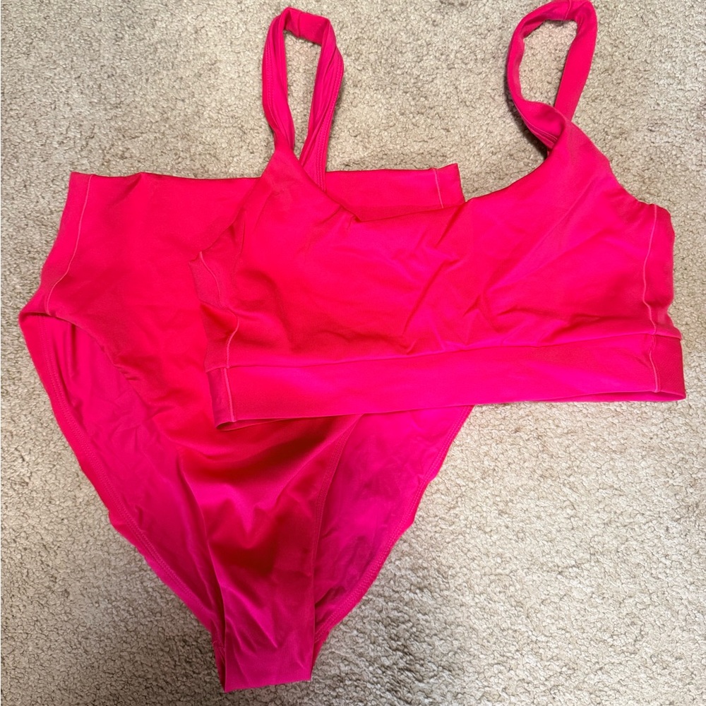 Left on Friday swim set